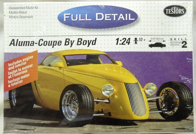 Testors 1/24 Aluma-Coupe by Boyd Coddington, 5302 plastic model kit